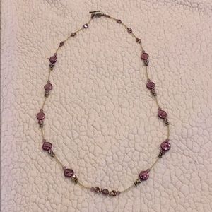 Long beaded necklace